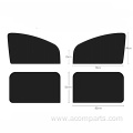 Adjustable size magnet static cling vinyl car sunshade